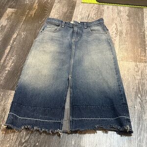 Current Elliott “the slit midi skirt”